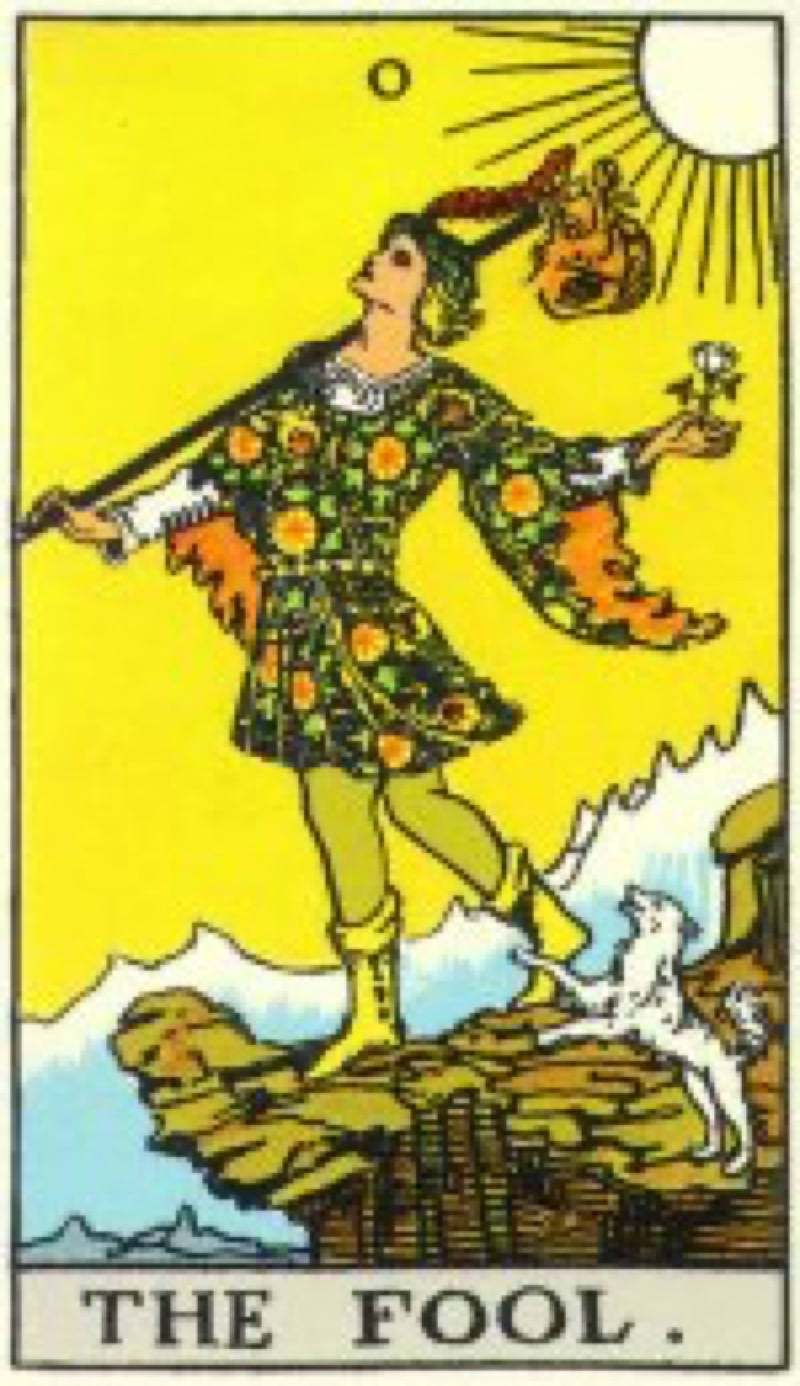 Tarot card the fool