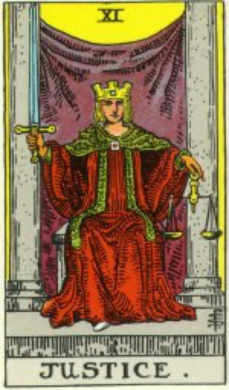 Tarot Card Justice