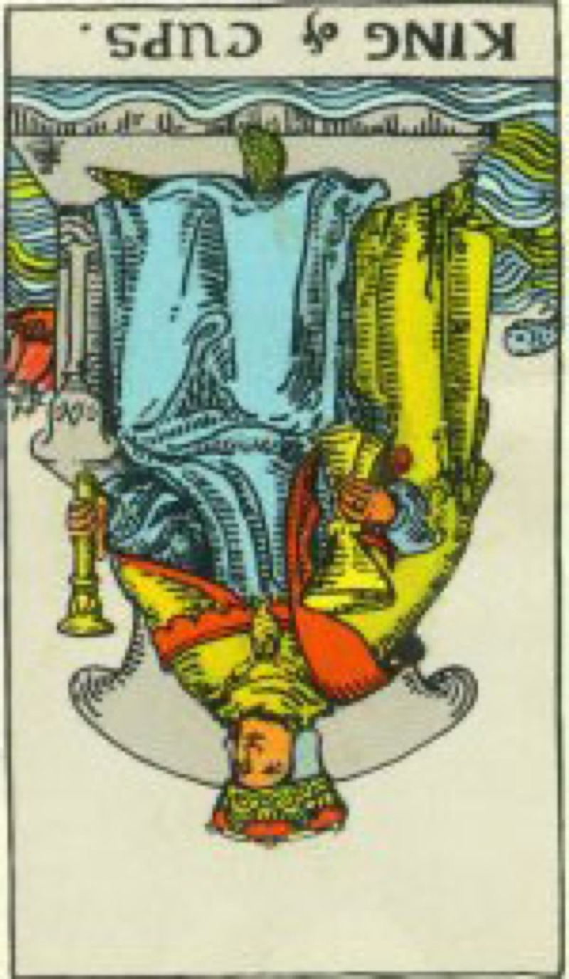 Tarot Card King of Cups Reversed